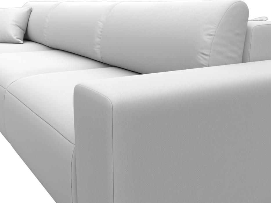 Диваны еврокнижки, Диван угловой Лига-036 НПБ Классик Лонг левый угол, экокожа GRIFON