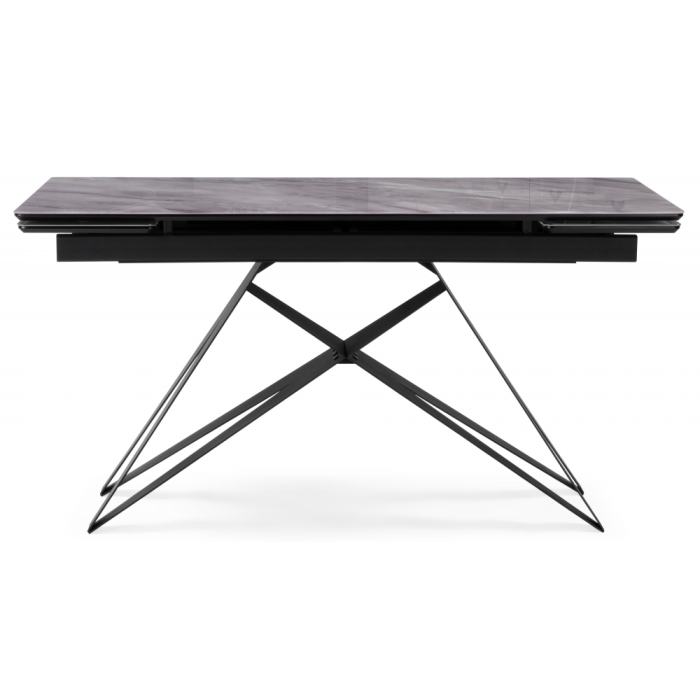 Обеденные столы, Стеклянный стол Блэкберн new 140(200)х80х75