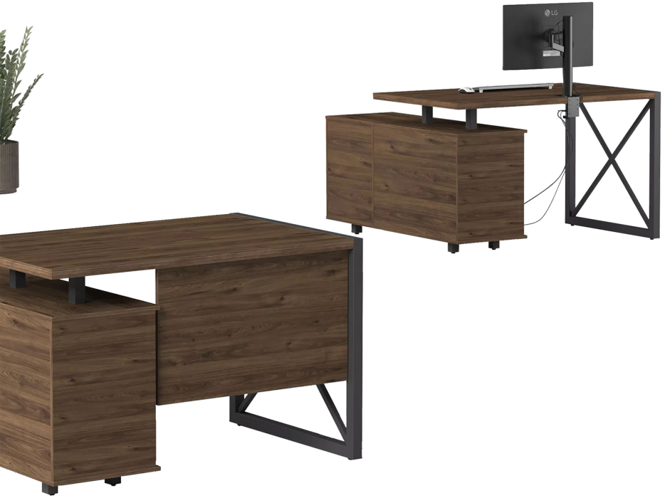 Письменные столы, Стол рабочий универсальный Калифорния Хардвиг 1200 ЛДСП