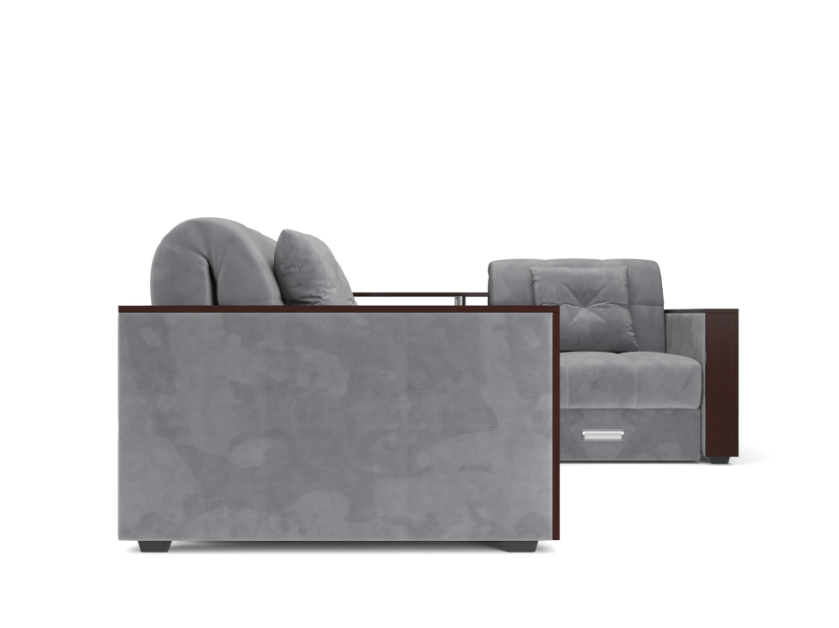 Диваны угловые в гостиную, Диван угловой Прага (Велюр)