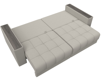 Диван прямой с декором Лига-049 НПБ, рогожка Амур