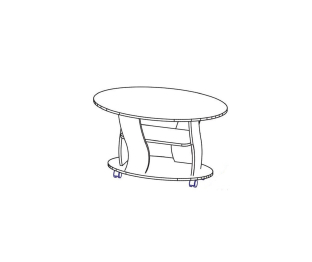 Стол журнальный Престиж 4