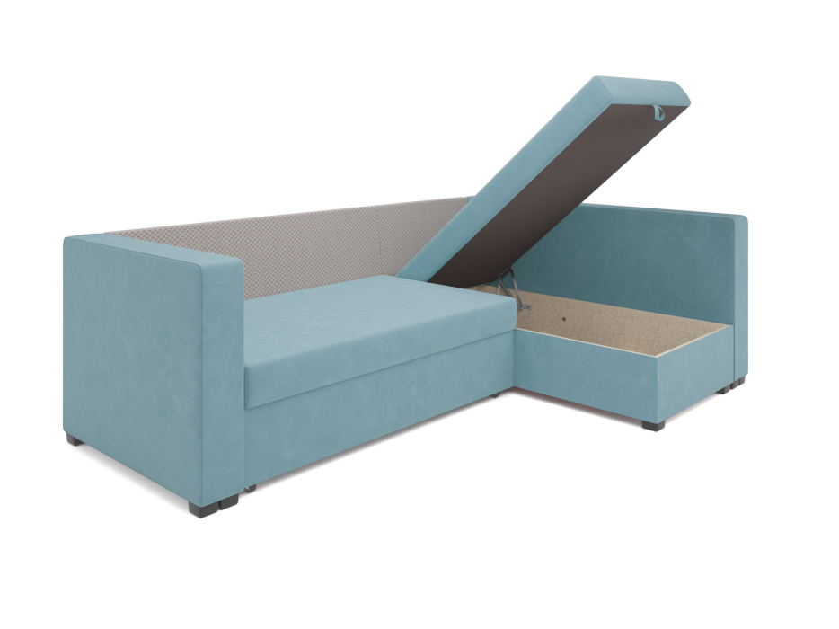 Диваны угловые в гостиную, Диван угловой Мансберг (Велюр)