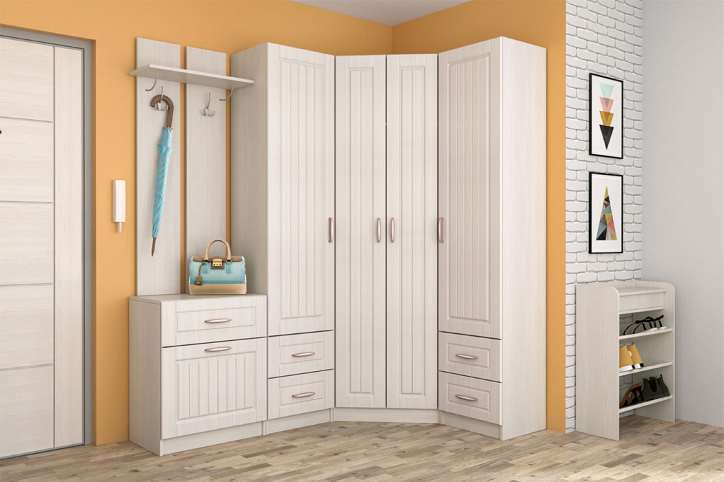 Угловые шкафы, Шкаф уловой МДФ Иннэс 6