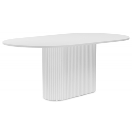 Стол Барон О 180 х 90 (белые ноги)