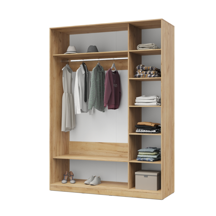 Шкафы-купе 2-х дверные, Шкаф-купе 2-дв  Роланд Р172  (в2360*ш1700*г590)