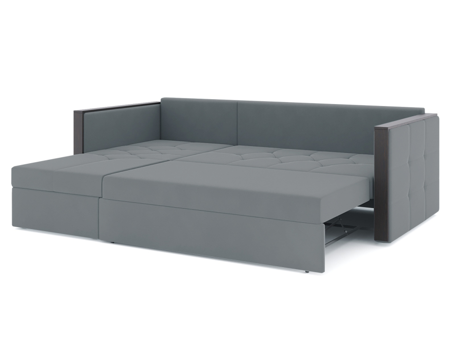 Диваны угловые в гостиную, Диван-кровать угловой Даймонд дельфин, велюр