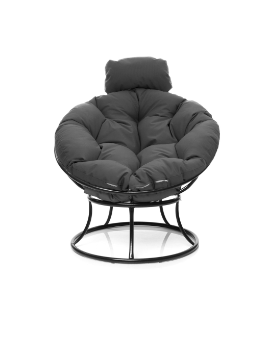 Кресла, Кресло ПАПАСАН мини без ротанга чёрное