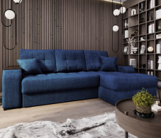 Диваны угловые в гостиную, Угловой диван-кровать Лас-Вегас правый, шенилл