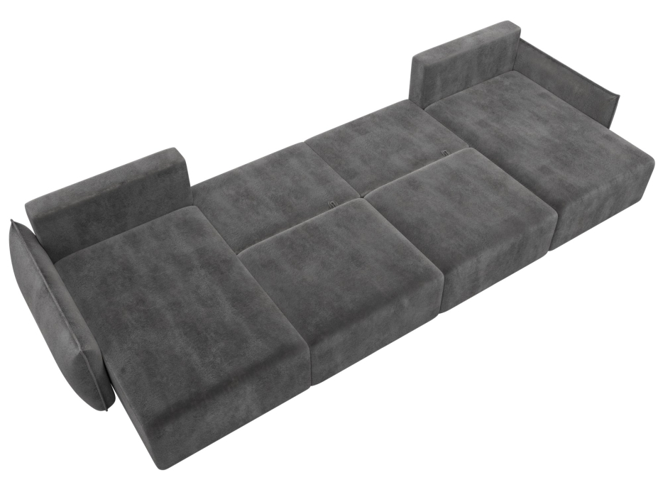 Диваны еврокнижки, Диван П-образный Лига-051 НПБ Лонг, велюр TOWER