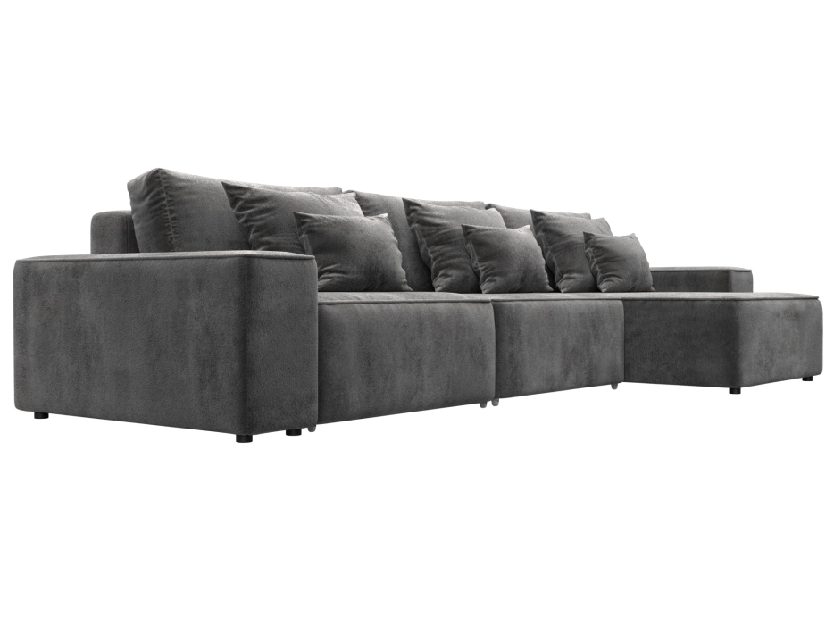 Диваны угловые в гостиную, Диван угловой Лига-074 угол универсальный, велюр TOWER