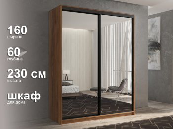 Шкаф-купе 2х дверный Кааппи 1 160х60