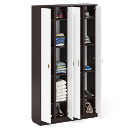 Пеналы для прихожей в общий коридор П-6 МДФ фрезеровка прованс