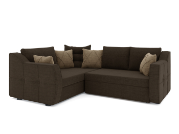 Диван-кровать угловой Френсис дельфин, рогожка