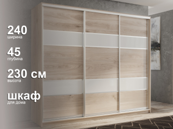 Шкаф-купе 3х дверный Кааппи 8 240х45