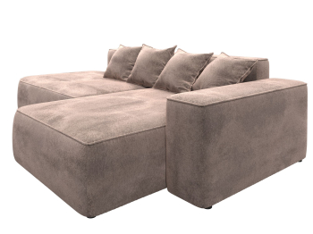 Диван угловой Лига-065 угол правый, велюр TOWER