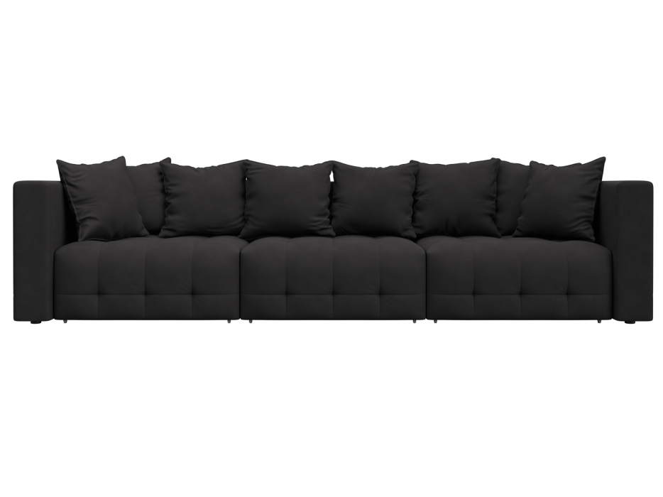 Дизайнерские диваны для гостиной, Диван прямой Лига-052 НПБ Лонг, замша JOLY