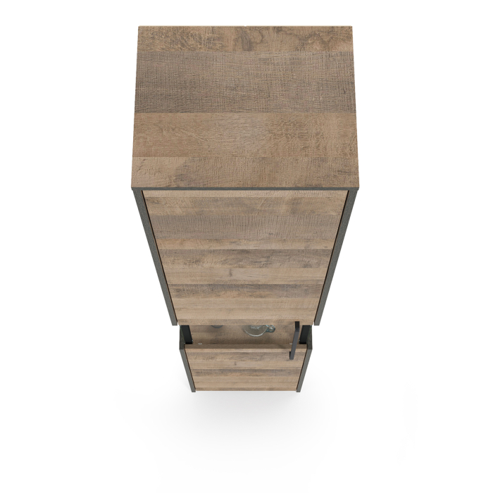 Шкафы одностворчатые, Шкаф-пенал с витриной Трувор 13.205