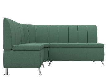 Диван кухонный угловой Кантри левый угол, рогожка Амур