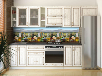 Кухонный фартук Прованс 2000x600x1.5 мм глянец