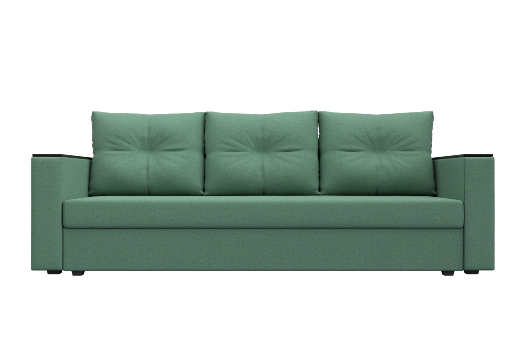 Диваны еврокнижки, Диван прямой Атланта без стола, рогожка Амур