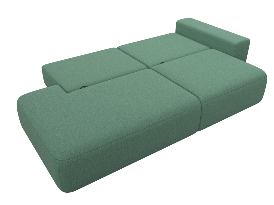 Диваны еврокнижки, Диван прямой Лига-036 НПБ Модерн подлокотник справа, рогожка Амур