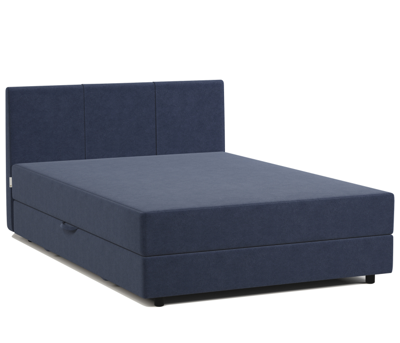 Мягкая кровать, Кровать тахта полутороспальная с подъемным механизмом и матрасом Классика 120, велюр