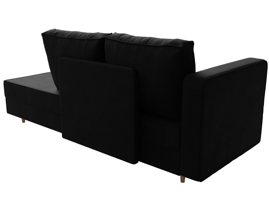 Кушетка кровать, Кушетка Прайм, микровельвет, левый угол