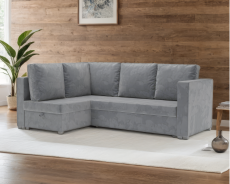 Диваны угловые в гостиную, Диван угловой Мансберг (Велюр)