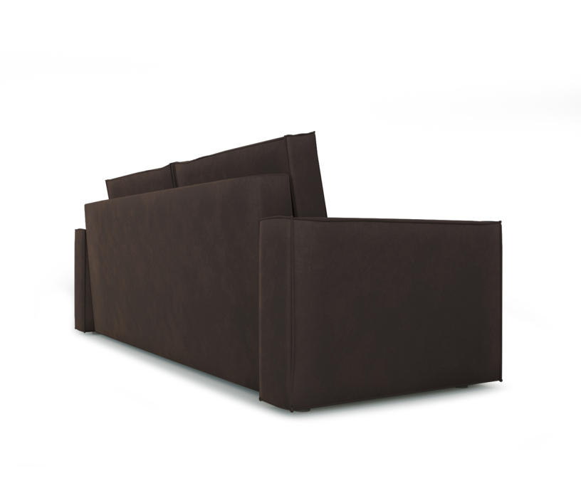 Диваны с ящиком для белья, Диван-кровать Лофт, велюр