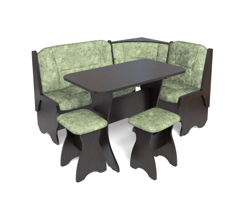 Кухонные уголки, Орхидея Кухонный уголок №4 Велюр