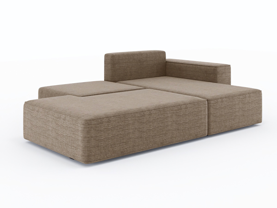 Диваны угловые в гостиную, Диван-кровать угловой Кензо еврокнижка, рогожка Люкс