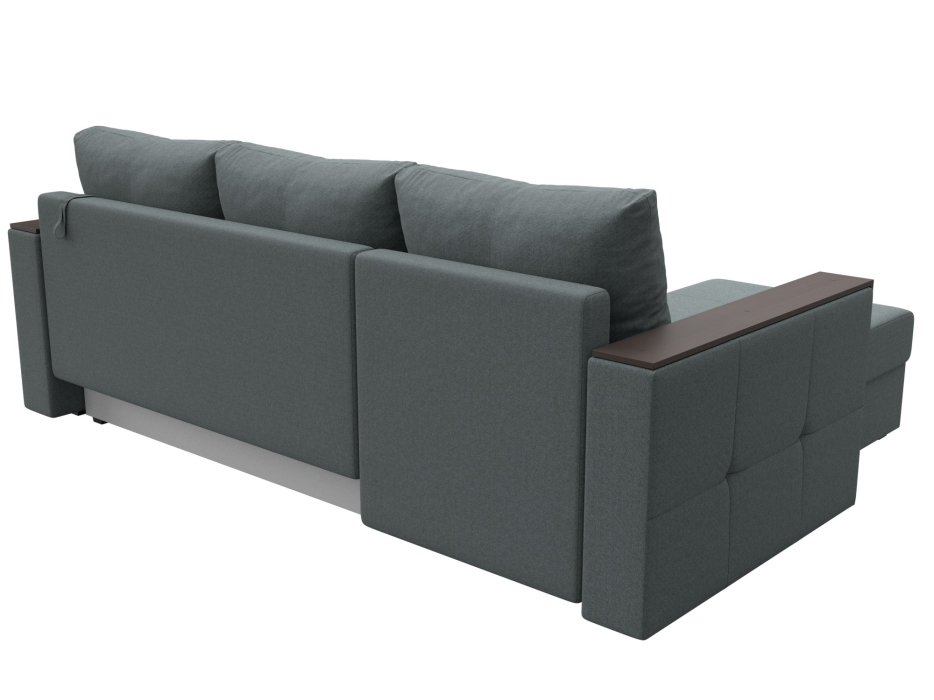 Диваны угловые в гостиную, Диван угловой Валенсия Лайт левый угол, рогожка Амур