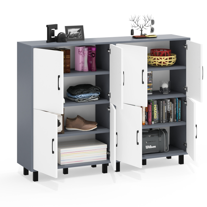 Комоды, Две тумбы-комода четыре распашных дверки РВК 126-804