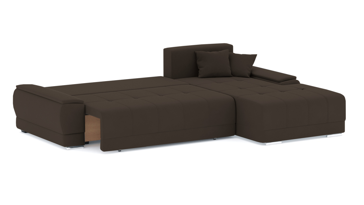 Диваны угловые в гостиную, Диван-кровать угловой Нордвикс ПБ, велюр