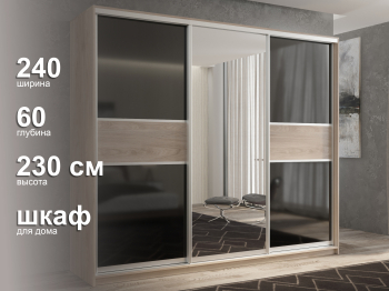 Шкаф-купе 3х дверный Кааппи 9 240х60