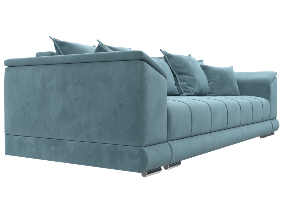 Диваны еврокнижки, Диван прямой НордСтар НПБ, велюр SEVEN