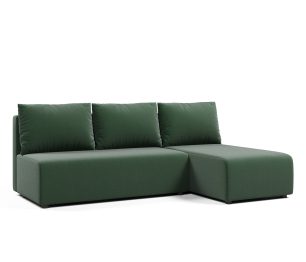 Угловой диван-кровать Каир (Комо, Крит), велюр