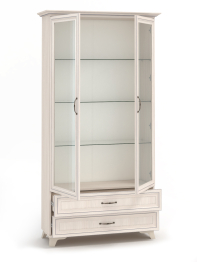 Шкаф двухдверный со стеклом Ариэль ШК-2С