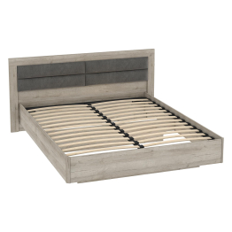 Кровать Анима КР-321-16-16, 1,6*2,0, дуб серый, alpina 14