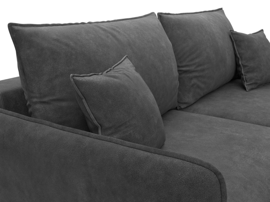 Диваны с ящиком для белья, Диван прямой Лига-064 НПБ, велюр BRUT