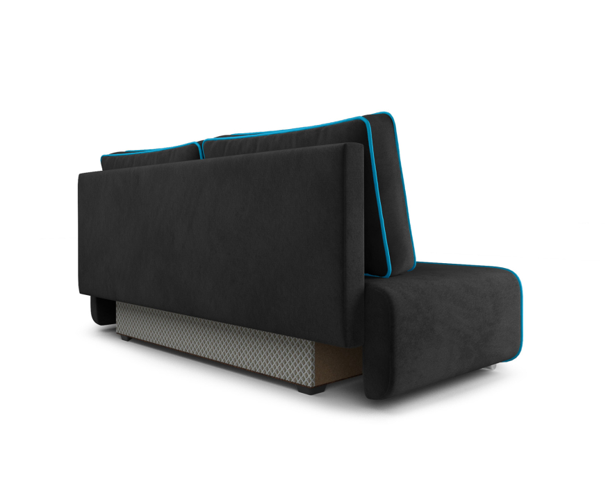 Диваны кровати со спальным местом, Диван прямой еврокнижка Марк (Велюр)