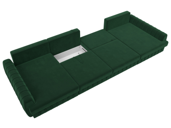 Диван П-образный Лига-057 НПБ Лонг, велюр SEVEN
