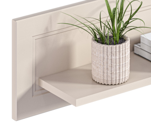 Полка Ассоль СБ-3432 Кашемир серый,МДФ Кашемир