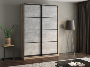 Шкаф купе 2-х дверный АЙСБЕРГ ЛОФТ 170 