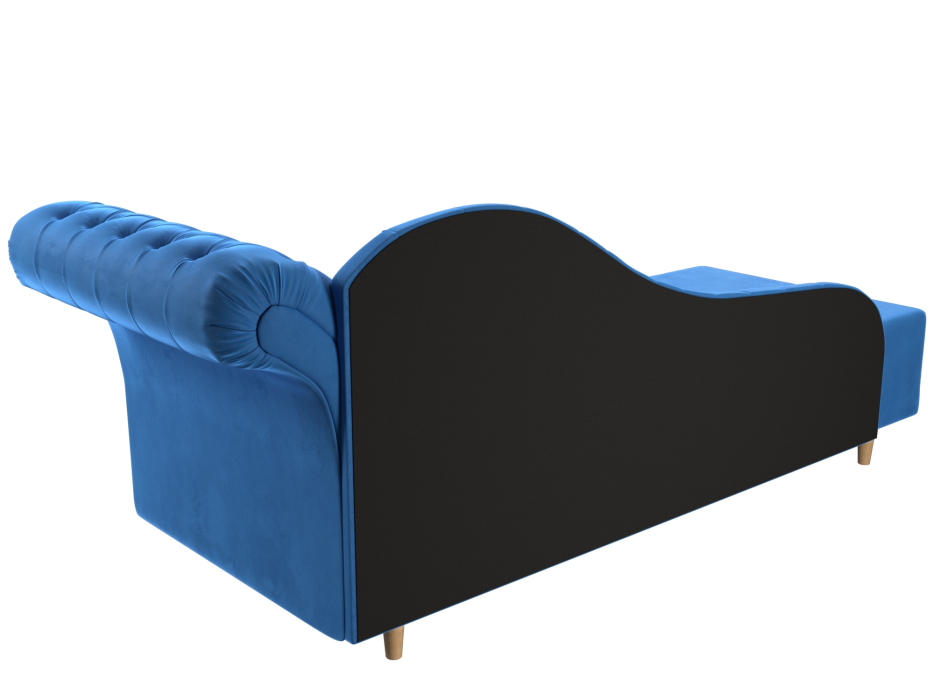 Кушетка диван, Кушетка Камерон правая, велюр 