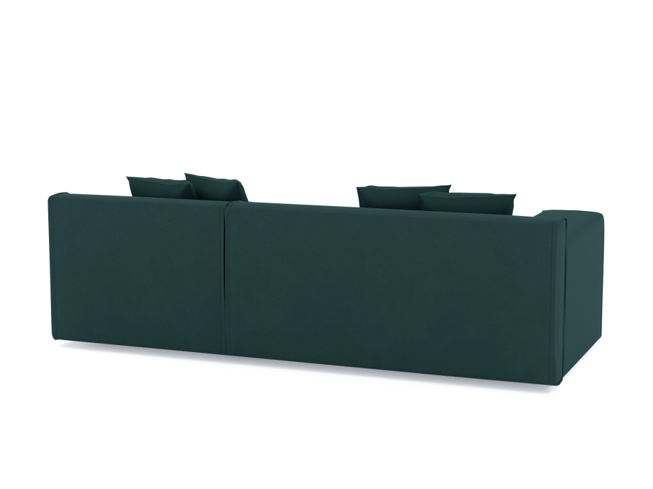 Диваны угловые в гостиную, Диван угловой Чикаго без механизма, велюр