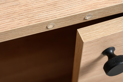 Рабочее место для двоих человек из двух письменных столов и комода Брюс