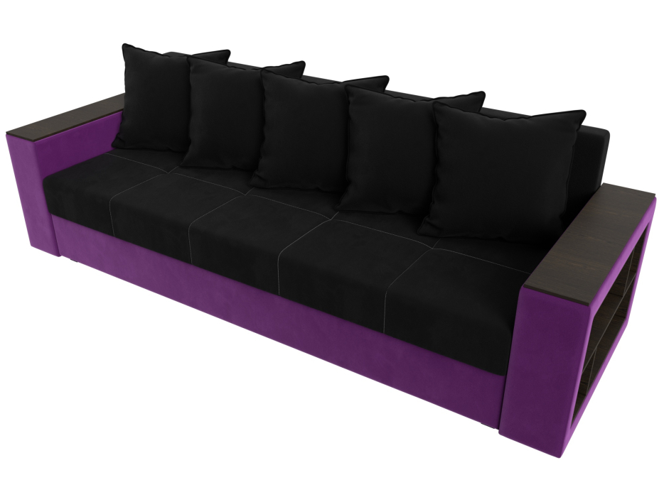 Диваны кровати со спальным местом, Диван прямой Дубай Лайт, микровельвет