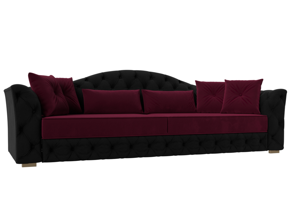 Диваны кровати со спальным местом, Прямой диван Артис, микровельвет